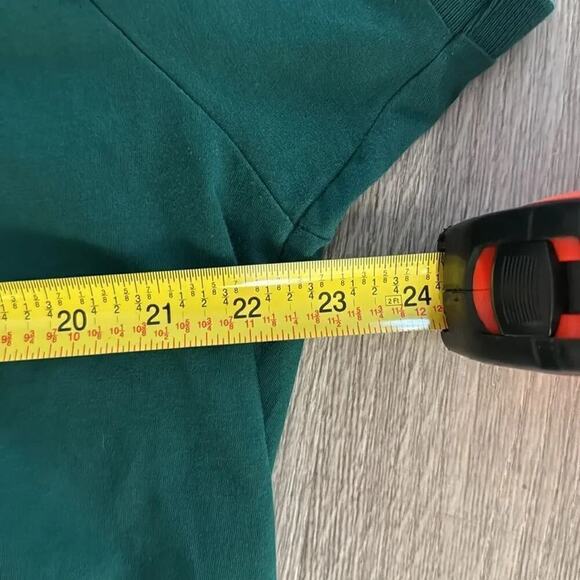 UNTUCKit Johnny Collar Polo Cotton Short Sleeve Ribbed Stripe Green Size XL - Picture 5 of 5